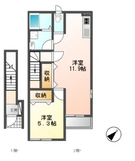 Centenario(センテナリオ)【2階】の間取り