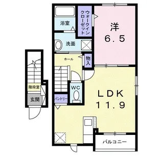 レコルテ戸塚【2階】の間取り