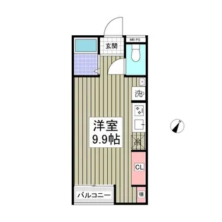 MQuarto港南台【3階】の間取り