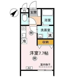 シーズンコートフェミーナ【1階】の間取り