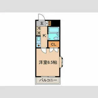 グランドール ユリ【108号室】の間取り