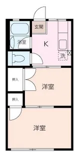 神武寺ハイム【2階】の間取り