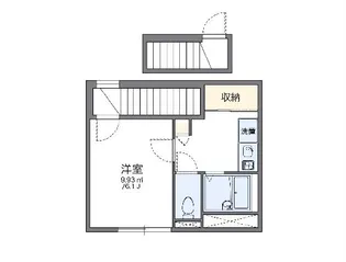 レオパレス扇【2階】の間取り