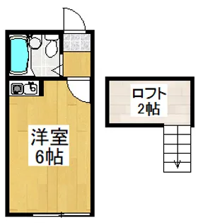 グレイスハイム久米川【103号室】の間取り