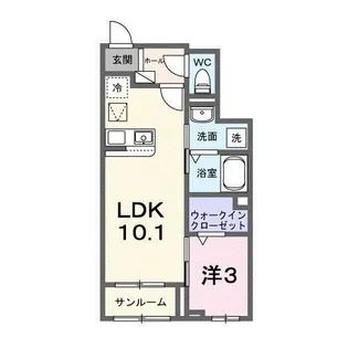 フレッサⅡ【1階】の間取り