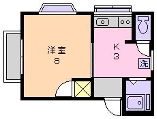 GAハイツ【2階】の間取り