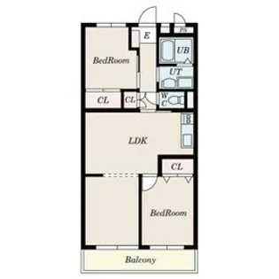 NCRe東村山【203号室】の間取り