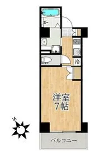 ステーションタワーウラヤス【12階】の間取り