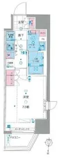 東京都新宿区若松町【マンション】の間取り