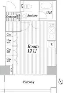 コートヒルズ広尾南【11階】の間取り