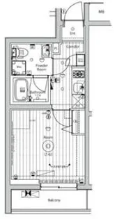 メイクスアート桜木町【1階】の間取り