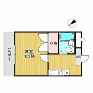 第2プリベール【3階】の間取り