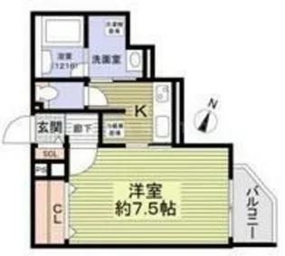 Brillio石橋Ⅱ【3階】の間取り