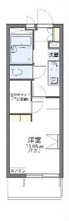 レオパレスサニータウンⅡ【303号室】の間取り