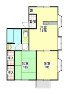アウローラB【102号室】の間取り