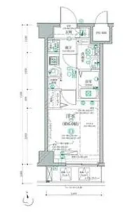 ディアレイシャス 横浜サウスパレス【2階】の間取り