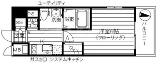 エスリード新大阪NORTH【9階】の間取り