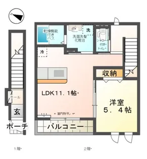 アムールガーデン【2階】の間取り
