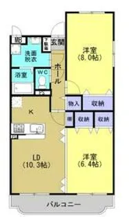 Y&Mアミューズ【1階】の間取り