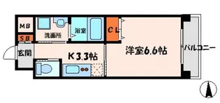 モデラート清水【2階】の間取り