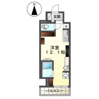 仮)宇都宮市東宿郷 マンション新築工事【7階】の間取り