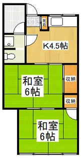 橘ハイツ【1階】の間取り