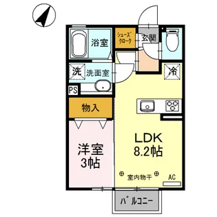 エルヴィータ【2階】の間取り