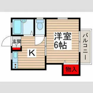 アムールハイツ【1階】の間取り