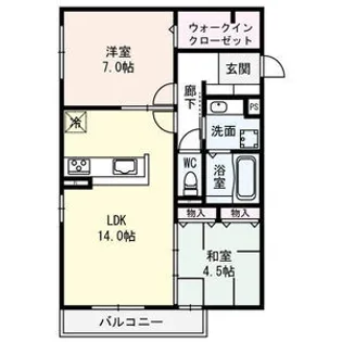 La Forest【00302号室】の間取り