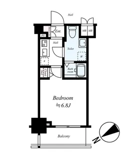 メインステージ蒲田Ⅵエグザ【1109号室号室】の間取り