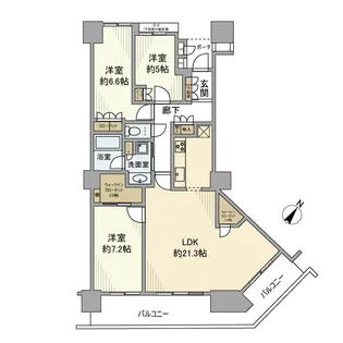 シティタワー品川【12階】の間取り
