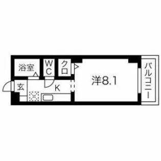 オ・グラン・ソーレイ【3階】の間取り