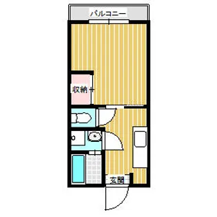第3マルモビル【3階】の間取り