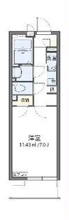 クレイノMIYABI【2階】の間取り
