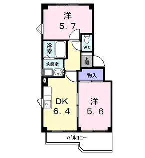 サンメゾン【1階】の間取り