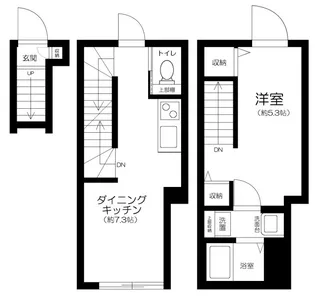 ソルナクレイシア大森Ⅱ【2階】の間取り