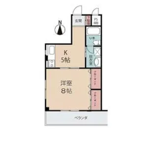 パークビル【203号室】の間取り