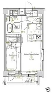 AXAS西馬込AsylCourt【3階】の間取り