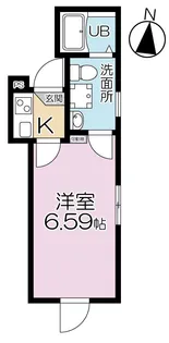 enn江北【3階】の間取り