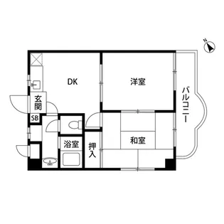 プレール東武練馬【1階】の間取り