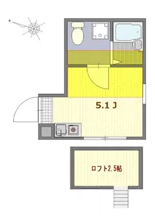ブリックハウス千住【3階】の間取り
