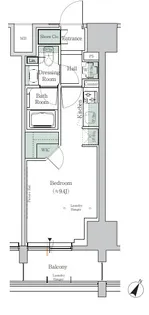 ONE ROOF RESIDENCE TAMACHI【3階】の間取り