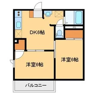アルモニーA【102号室】の間取り