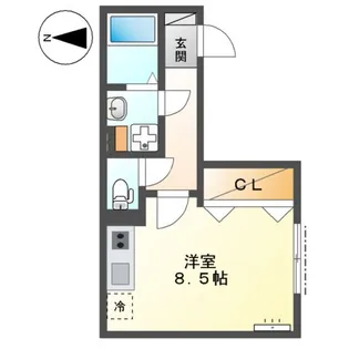 NESTLE大森西Ⅲ【1階】の間取り