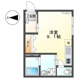 NESTLE大森西Ⅲ【2階】の間取り