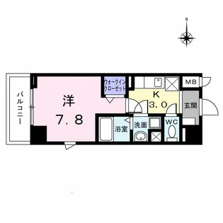 愛知県名古屋市中区丸の内1丁目【マンション】の間取り