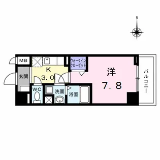 愛知県名古屋市中区丸の内1丁目【マンション】の間取り