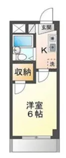 アルビオンシティ豊橋【407号室】の間取り