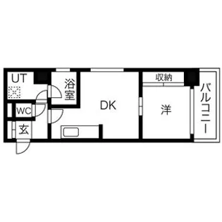 アスール江坂3rd【4階】の間取り