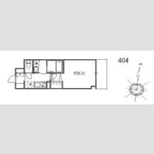 入谷さくらさくレジデンス【4階】の間取り